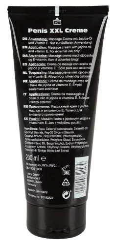 Pénisz XXL - intim krém férfiaknak (200ml) - Bio és natúr intim termékek