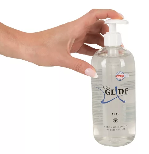 Just Glide Aanal - vízbázisú, anál síkosító (500 ml) - Bio és natúr intim termékek