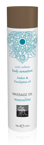 Shiatsu Masculine - masszázsolaj - borostyán-eukaliptusz (100ml)