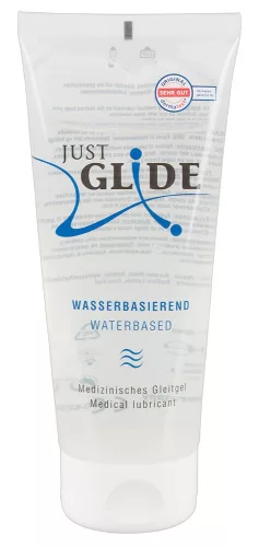 Just Glide vízbázisú síkosító (200 ml) - Bio és natúr intim termékek