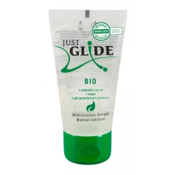 Just Glide Bio - vízbázisú vegán síkosító (50 ml) - Bio és natúr intim termékek