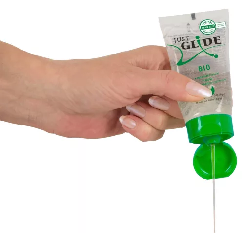 Just Glide Bio - vízbázisú vegán síkosító (50 ml) - Bio és natúr intim termékek