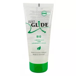 Just Glide Bio - vízbázisú vegán síkosító (200 ml) - Bio és natúr intim termékek