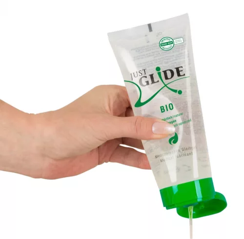 Just Glide Bio - vízbázisú vegán síkosító (200 ml) - Bio és natúr intim termékek