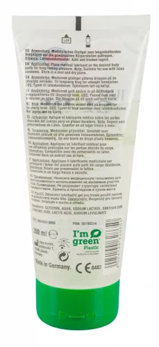 Just Glide Bio - vízbázisú vegán síkosító (200 ml) - Bio és natúr intim termékek