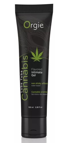 Orgie Cannabis - bizsergető vízbázisú síkosító (100ml) - Bio és natúr intim termékek
