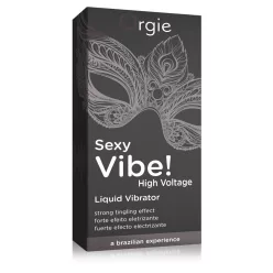 Orgie Sexy Vibe High Voltage - folyékony vibrátor nőknek és férfiaknak (15 ml) - Bio és natúr intim termékek