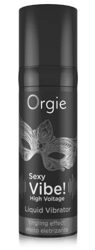 Orgie Sexy Vibe High Voltage - folyékony vibrátor nőknek és férfiaknak (15 ml) - Bio és natúr intim termékek