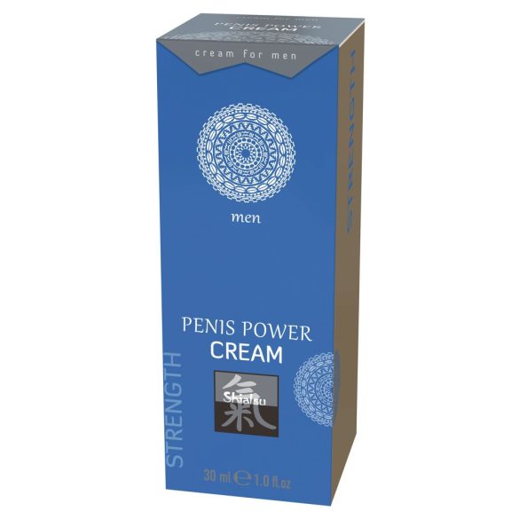 HOT Shiatsu Penis Power - stimuláló intim krém férfiaknak (30ml)
