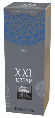 HOT Shiatsu XXL - melegítő, stimuláló intim krém férfiaknak (50 ml) - Bio és natúr intim termékek