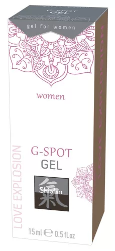 HOT Shiatsu G-Spot - G-pont stimuláló intim gél (15 ml) - Bio és natúr intim termékek