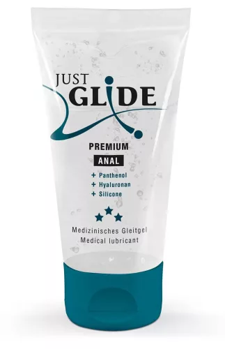 Just Glide Premium Anal - tápláló anál síkosító (50 ml) - Bio és natúr intim termékek