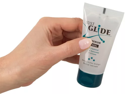 Just Glide Premium Anal - tápláló anál síkosító (50 ml) - Bio és natúr intim termékek
