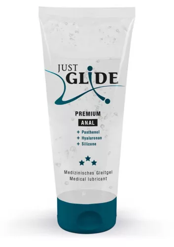 Just Glide Premium Anal - tápláló anál síkosító (200 ml) - Bio és natúr intim termékek