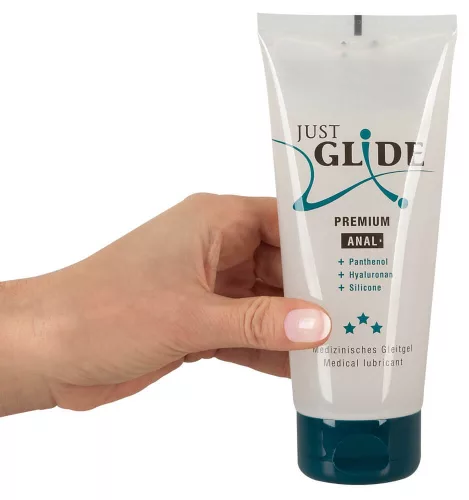Just Glide Premium Anal - tápláló anál síkosító (200 ml) - Bio és natúr intim termékek