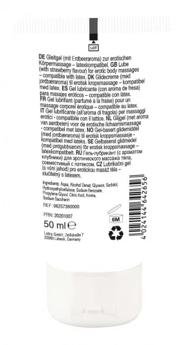 Lick it! - 2in1 ehető síkosító - eper (50 ml) - Bio és natúr intim termékek