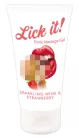Lick it! - 2in1 ehető síkosító - pezsgő-eper (50 ml) - Bio és natúr intim termékek