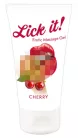 Lick it! - 2in1 ehető síkosító - cseresznye (50 ml) - Bio és natúr intim termékek