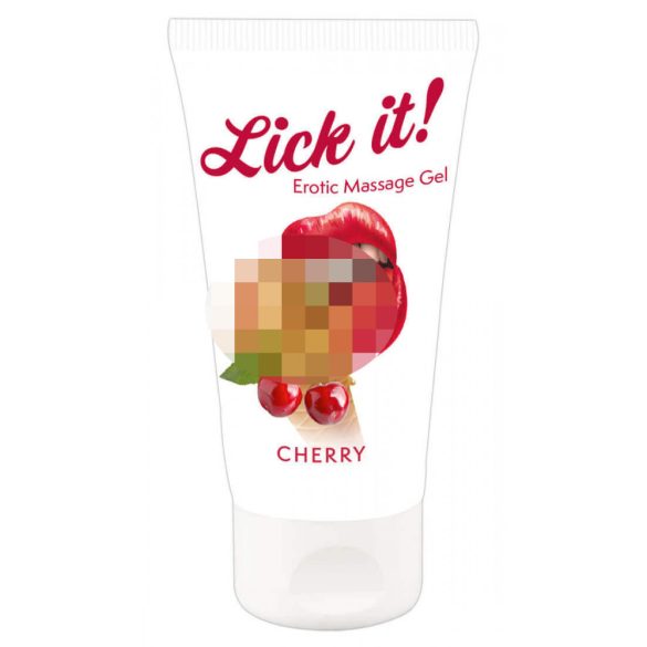 Lick it! - 2in1 ehető síkosító - cseresznye (50 ml)