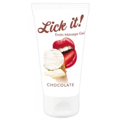 Lick it! - 2in1 ehető síkosító - fehércsoki (50 ml) - Bio és natúr intim termékek