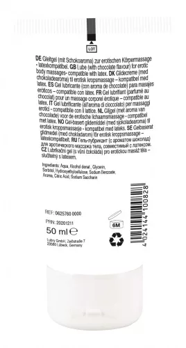 Lick it! - 2in1 ehető síkosító - fehércsoki (50 ml) - Bio és natúr intim termékek