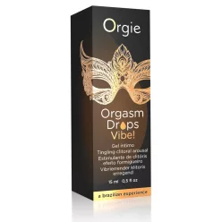 Orgie Orgasm Drops Vibe - bizsergető intim gél nőknek (15 ml) - Bio és natúr intim termékek