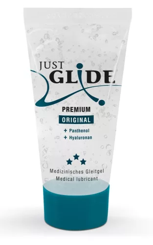 Just Glide Premium Original - vegán vízbázisú síkosító (20 ml) - Bio és natúr intim termékek