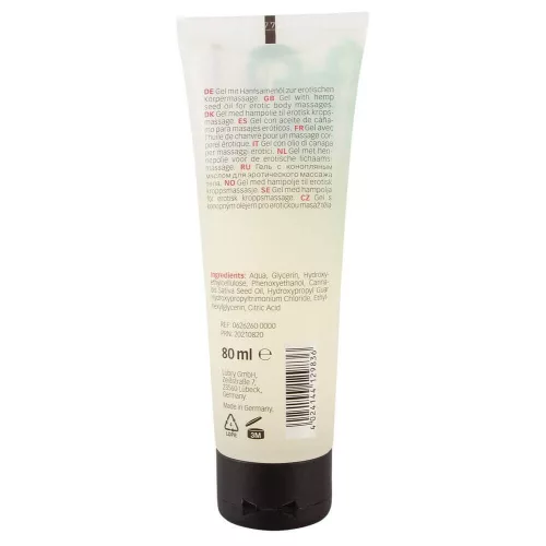 Just Play Hemp - tápláló vízbázisú síkosító (80 ml) - Bio és natúr intim termékek