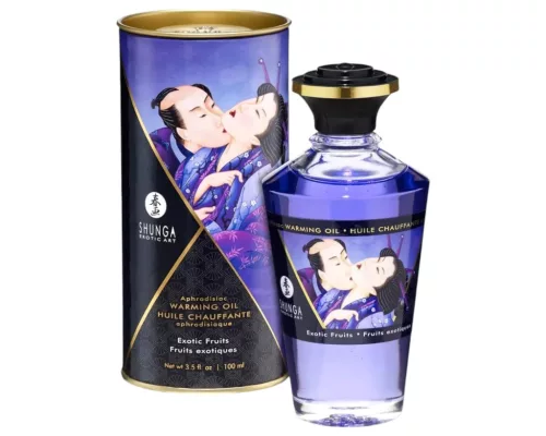Shunga - melegítő hatású masszázsolaj - egzotikus gyümölcs (100ml) – Masszázsolaj, masszázsgél