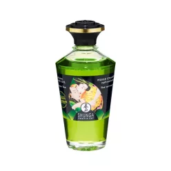 Shunga - melegítő hatású masszázsolaj - zöld tea (100ml) – Masszázsolaj, masszázsgél