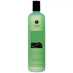 Shunga Bath & Shower - luxus fürdőgél - menta (500 ml) - Bio és natúr intim termékek