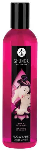Shunga Bath & Shower - ízes fürdőgél - cseresznye (250 ml) - Bio és natúr intim termékek