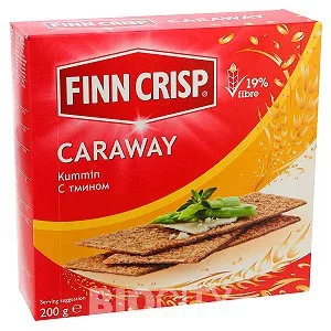 Finn crisp vékony ropogós kenyér köményes 200 g - Bio és natúr élelmiszerek