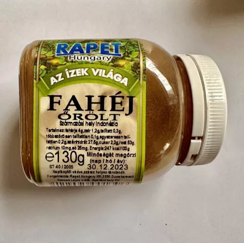 RAPET ŐRÖLT FAHÉJ 130 g - Bio és natúr élelmiszerek