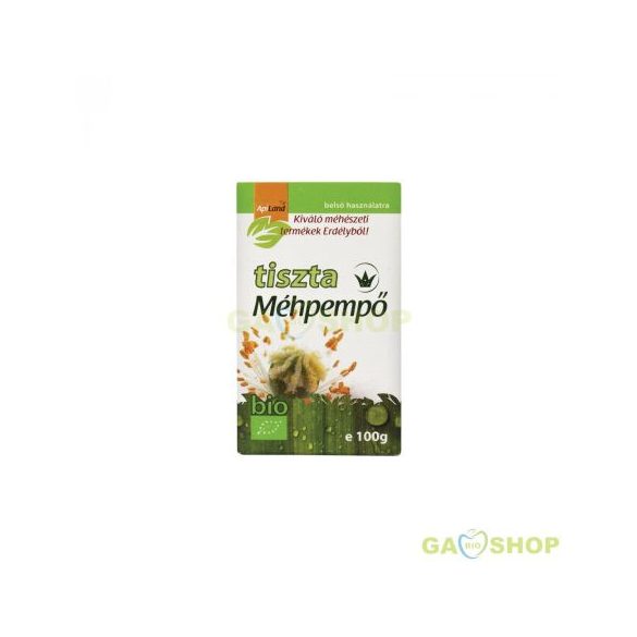 APILAND TISZTA MÉHPEMPŐ BIO 100G