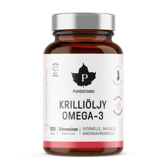 Puhdistamo Krilliöljy Omega-3 olaj 60 kapszula