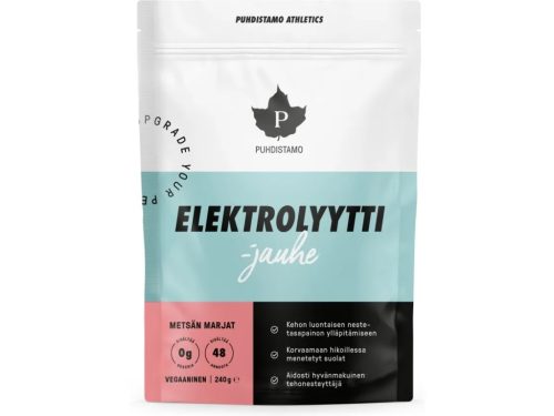 Puhdistamo Elektrolit 240g erdei gyümölcs ízű italpor