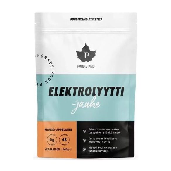 Puhdistamo Elektrolit 240g mangó-narancs ízű italpor