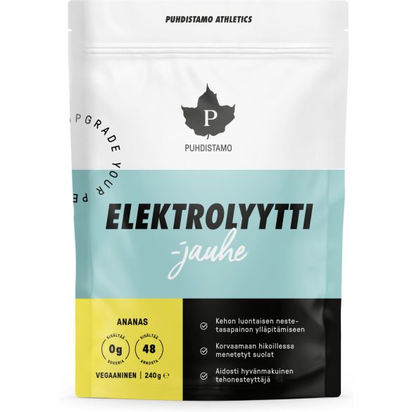 Puhdistamo Elektrolit 240g ananász ízű italpor