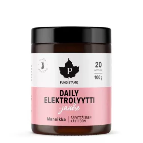Puhdistamo Daily elektrolyytti 100g eper ízű napi elektrolit italpor - 