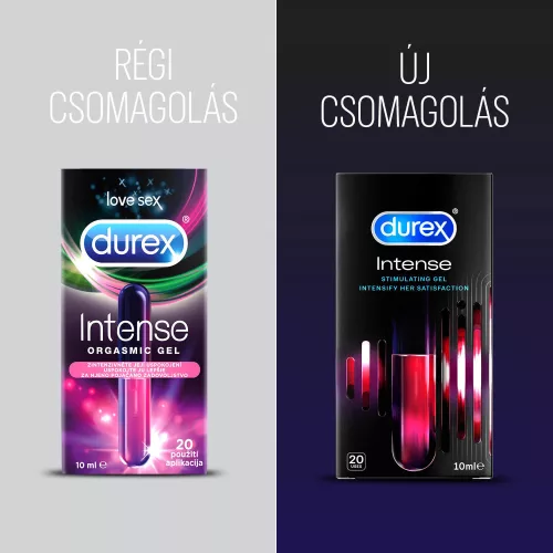 Durex Intense Orgasmic - stimuláló intim gél nőknek (10ml) - Bio és natúr intim termékek