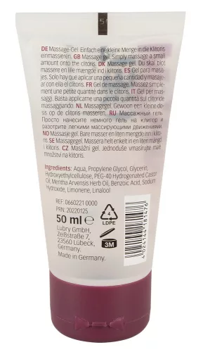 Just Play Orgasm Gel - intim gél nőknek (50 ml) - Bio és natúr intim termékek