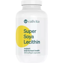 CaliVita Super Soya Lecithin 250 lágyzselatin-kapszula Szójalecitin 250 db - Bio és natúr étrendkiegészítők