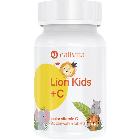 CaliVita Lion Kids C rágótabletta C-vitamin gyerekeknek 90 db