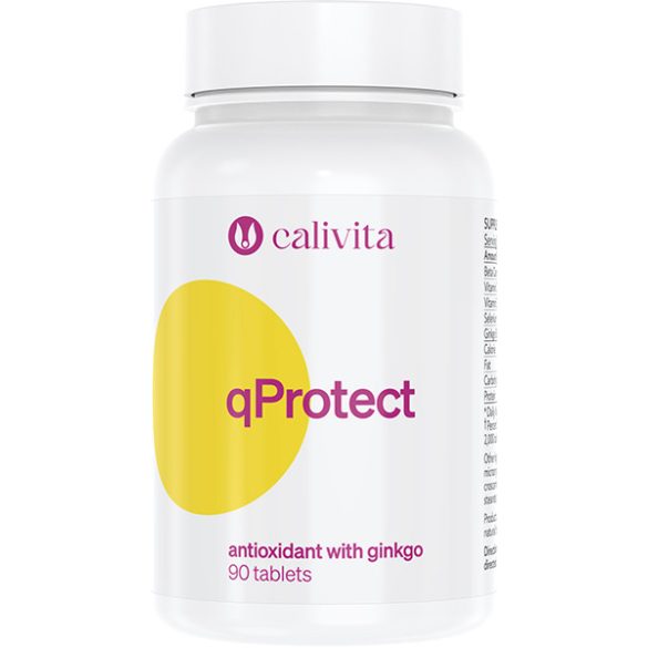 CaliVita qProtect tabletta Antioxidáns Ginkgo bilobával 90 db