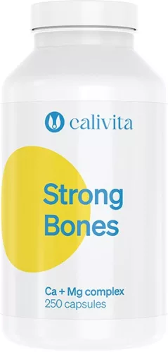 CaliVita Strong Bones 250 kapszula Kalcium- és magnéziumtartalmú készítmény 250 db - Bio és natúr étrendkiegészítők