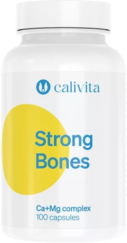 CaliVita Strong Bones 100 kapszula Kalcium- és magnéziumtartalmú készítmény 100db - Bio és natúr étrendkiegészítők