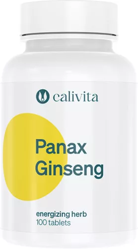 CaliVita Panax Ginseng tabletta Ginszengkészítmény 100db - Bio és natúr étrendkiegészítők