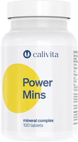 CaliVita Power Mins tabletta Ásványianyag-komplex 100db - Bio és natúr kozmetikumok