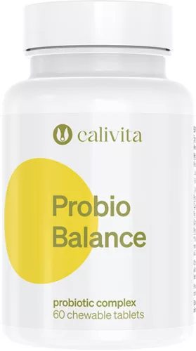 CaliVita Probio Balance rágótabletta Pro- és prebiotikumok 60 db - Bio és natúr étrendkiegészítők